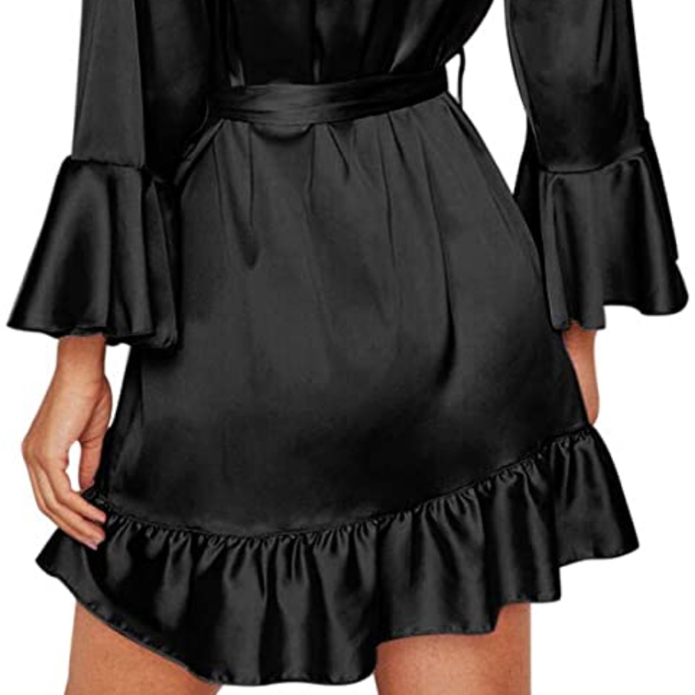 Ruffle Robe - Picture 2 of 2